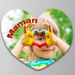 Tapis de sol personnalisé : ajoutez image, texte ou logo 5 Magnet cœur avec une photo