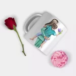 Page d’accueil 8 Cadeau de fête des mères : un mug représentant un enfant et sa mère