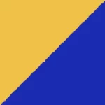 Jaune et bleu