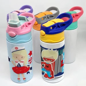 Couvercle pour mug en bambou personnalisé 7 5 gourdes isothermes penfant personnalisées aux couleurs différentes