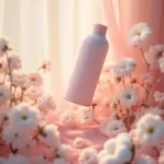 Cadeaux parfumés personnalisés : Des senteurs inoubliables 5 Flacon d'adoucissant au milieu de fleurs